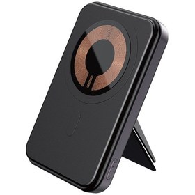 Resim Raptic Trio Standlı Wireless ve PD Hızlı Şarj Özellikli Powerbank 15W 5000mAh Siyah 