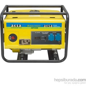 Resim Aksa AAP - 3500E Benzinli Jeneratör - 2,5 kVA Sürekli Güç, 2,8 kVA Maksimum Güç, Marşlı 