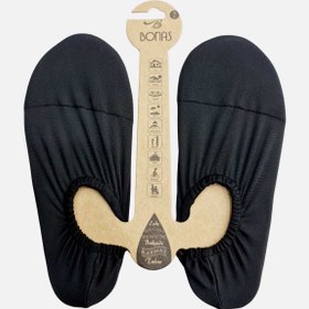 Resim Bonas Düz Siyah Kaydırmaz Taban Kadın Deniz ve Havuz Ayakkabısı - Siyah / 38-39 