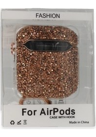 Resim Mepa Airpods 2 2.nesil Mira Taşlı Kılıf - Rose Gold Najmaddin 
