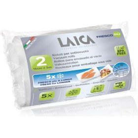Resim LAICA Tek Tarafı Tırtıklı & Gofrajlı Vakum Rulosu 15cm x 300cm - 4 Rulo - VT3514 