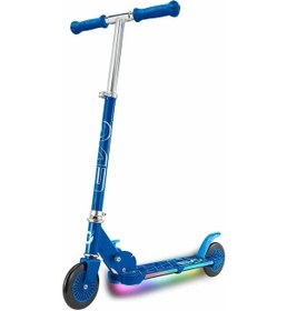 Resim Evo 2 Tekerlekli Flash Işıklı Mavi Scooter 