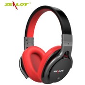 Resim Zealot B5 Kırmızı Hifi Stereo Kablosuz Bluetooth Kulaklık Kulak Üstü Güçlü Bas Kulaklık Mikrofon Desteği Micro-sd Kart Oynatma 