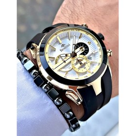 Resim Bentini Slikon Kayışlı Fonksiyonlu Erkek Kol Saati 