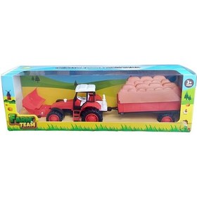 Resim Sürtmeli Römorklu Traktör 