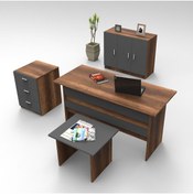 Resim Yurudesign Vario ABCE Ofis Büro Masa Takımı Barok-Antrasit 