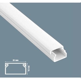 Resim Mutlusan Kablo Kanalı 150 Metre 25X16 Mm Canalex Yapışkan Bantlı 