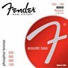 Resim Fender 8060 Phosphor Bronze Long Scale .45-.100 Akustik Bas Gitar Teli 