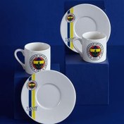 Resim Neva Fenerbahçe Lisanslı 1907 2'li Kahve Fincan Takımı 