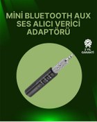 Resim AyrStore Bluetooth 4.1 Ses Alıcısı | 3.5mm Girişli Hoparlör & Kulaklıklar İçin Kablosuz Dönüştürücü 
