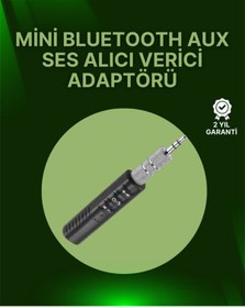 Resim AyrStore Bluetooth 4.1 Ses Alıcısı | 3.5mm Girişli Hoparlör & Kulaklıklar İçin Kablosuz Dönüştürücü 