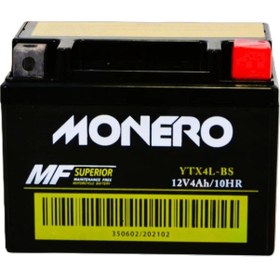 Resim Monero Akü Ytx4l Bs 12v4ah Altai Tank S 50 