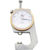 Resim Chıxı El Tipi Kalınlık Ölçer Kağıt Kalınlık Ölçer, Şartname: Orta Sınıf 0-10mm Düz Kafa 