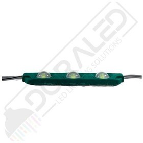 Resim 12 Volt Yeşil 1,5 Watt 3 lü Lensli 2835 Reklamcı Modül (10 Adet) 