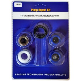 Resim Graco Airless Spray Gun Pompası Tamir Kiti - 244194, Modeller 210, 230, 295, 390, 395, 490, 495, 595, 3400 için Yedek O-Ringler Dahil, Kalite ve Performans Garantisi, Pompa Bakımı | Yedek O-Ringler | Plastik Yapı 