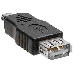 Resim Usb 2.0 Dişi - Mini Usb 5pin Erkek Adaptör Otg İşlevi 