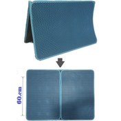 Resim Tineke Büyük Boy Elekli Kedi Tuvalet Önü Paspası 82 x 60 CM 