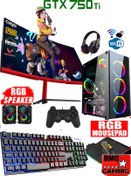 Resim DMC N260 (PUBG,GTA 5) I7 3770,16GB RAM,512GB SSD,4GB GTX750ti,23.8,Curved Oyuncu Masaüstü Bilgisayar 