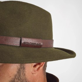 Resim Fötr Şapka - Avcılık ve Doğa Gözlemi - Yeşil - 100 