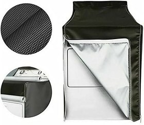 Resim Çamaşır Kurutma Makinesi Su Geçirmez Güneş Koruyucu Kapak-Gümüş 