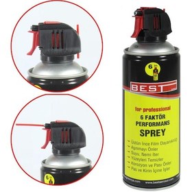 Resim 6 Faktör Yağlayıcı Pas Nem Önleyici Performans Spreyi 400 ML 