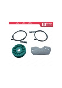 Resim Mercedes CLK W209 C209 A209 2002-2009 İçin Arka Sol Cam Kriko Set 