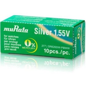 Resim MURATA Saat Pili 377 Sr626sw 10 Adet (sony Üretimi) 