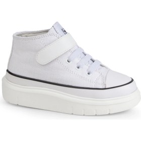 Resim Buckhead BUCK4490 Kız Çocuk Düz Tabanlı Beyaz Axel Converse Sneaker Ayakkabı 