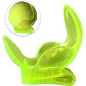 Resim Sarı 1 Adet Şeffaf Tenis Topu Klip Plastik Tenis Eğitim Topu Tutucu 
