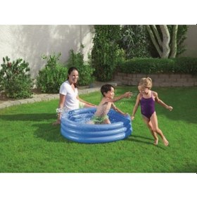 Resim Çocuk Havuzu 102x25 Cm 3 Boğumlu Bestway Mavi - 51024 Çok Renkli 