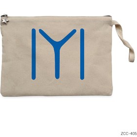 Resim Kayı Boyu Krem Clutch Astarlı Cüzdan / El Çantası - Krem 