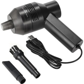 Resim Youmex Usb Süngerli Minyatür Süpürge - Araç, Klavye, Pencere Ve Elektronik Aletler İçin Derin Temizlik - Siyah Hk-6019a 