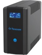 Resim TESCOM Leo 1500va 1f/1f (2X9AH) 5/10dk Lcd Lıne Interaktıf Ups 