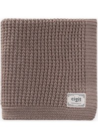 Resim Cigit Selanik Triko Battaniye 80x100 +/-5 CM K Bej Bej 