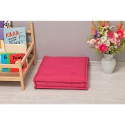 Resim Purple Turtle Fransız Tarzı Bisküvi Minder, %100 El Işçiliği Dekoratif Puf 60X60X15 cm / Fuşya 