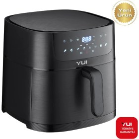 Resim Yui M50 Maxifry Xxl 8 Lt Smart Airfryer Siyah Yağsız Fritöz Outlet Teşhir Ürün 