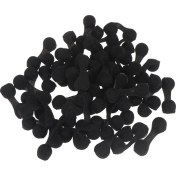 Resim Mingjin Shop 1 Siyah Stil Lot Kirlilik Karşıtı Bronzlaşma Burun Tıkacı Sprey Burun Filtreleri Sünger (Yurt Dışından) 