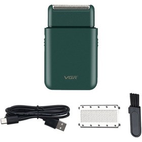 Resim Springsun Erkekler İçin Usb Şarjlı Elektrikli Sakal Trimmer - Islak/kuru Kullanımlı Yüz Ve Vücut Tıraş Aleti 