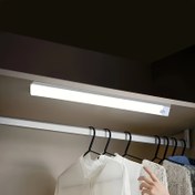 Resim 1 Dolap Işığı, Depolama Odası, Dolap, Mutfak, Banyo, Pil Gücüyle Çalışan Dolap Aydınlatması için Kablosuz Hareket Sensörlü LED Şerit Işık 