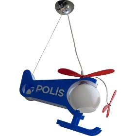 Resim Mutlu Aydınlatma Avize Çocuk Odası Polis 