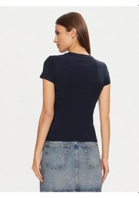 Resim Tommy Hilfiger Tommy Hılfıger Kadın T-shırt Dw0dw20459-c1g Lacivert 