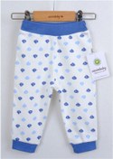 Resim Ciccim Ciccimbaby %100 Pamuk Antialerjik Bebek Cildine Uygun Tek Alt Patikli Alt Set Alt Pijama Alt 4650 