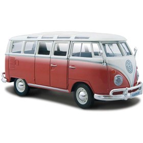 Resim NW NessiWorld Nessiworld Maisto 1/24 Volkswagen Van Samba 