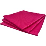 Resim 3’lü Mikrofiber Cam Bezi 40X40 cm – Baklava Desenli, Iz Bırakmaz, Süper Emici 