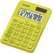 Resim Casio MS-7UC-YG 10 Hane Limon Masa Üstü Sarı Hesap Makinesi 