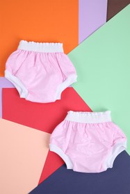 Resim Babyhola Yıkanabilir Yüksek Emici Alıştırma Külodu 2'li Pembe 1517 