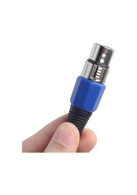 Resim 3 Adet 3 Pin Xlr Dişi Mikrofon Konnektörü - Jak - Lehim Tipi 