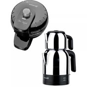 Resim KORKMAZ A359 Demkolik Çay Makinesi Inox Ve Mia Waffle Makinesi Siyah 