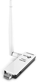 Resim TP-Link TL-WN722N, N150 Mbps Yüksek Kazanımlı Kablosuz USB Adaptör, 4dBi Ayrılabilir Anten 