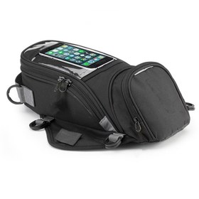 Resim MOTOANL Motosiklet Depo Üstü Çanta Güçlü Mıknatıs 600D Kumaş Telefon Bölme Tang Bag Tur Çantası 